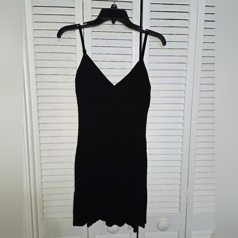 Serendipity Maui Women's S Black Spaghetti Strap Dress
